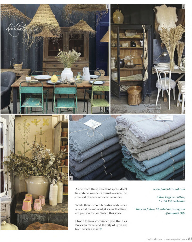 Boutique de brocante et décoration Chemin des Clos - Marine Bigatin