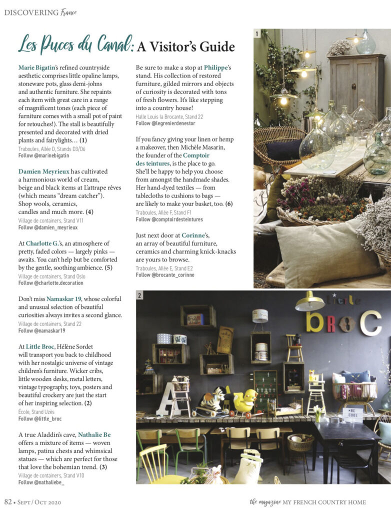 Boutique de brocante et décoration Chemin des Clos - Marine Bigatin